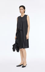 Dress / JNBY Silk Satin Sleeveless Dress