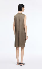 Dress / JNBY Silk Satin Sleeveless Dress