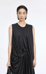 Dress / JNBY Silk Satin Sleeveless Dress