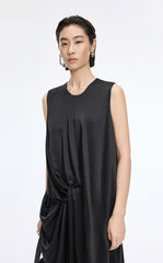 Dress / JNBY Silk Satin Sleeveless Dress