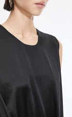 Dress / JNBY Silk Satin Sleeveless Dress
