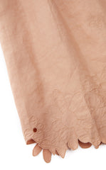 Dress / JNBY Textured Linen-Blend A-Line Sleeveless Dress