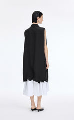 Dress / JNBY Textured Linen-Blend A-Line Sleeveless Dress