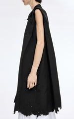 Dress / JNBY Textured Linen-Blend A-Line Sleeveless Dress
