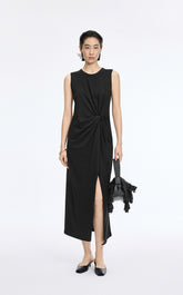 Dress / JNBY Twisted Waist Cotton Maxi Dress