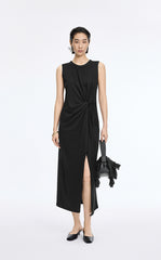 Dress / JNBY Twisted Waist Cotton Maxi Dress