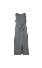 Dress / JNBY Twisted Waist Cotton Maxi Dress