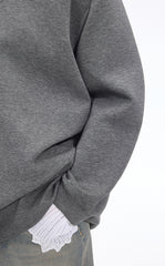 Dress / JNBY V-neck Long-Sleeve Cotton-Blend Dress