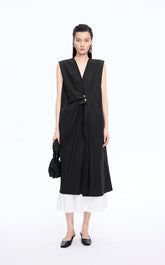 Dress / JNBY Voluminous Poplin Sleeveless Dress