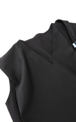 Dress / JNBY Wool Blend Deconstructed Sleeveless Dress