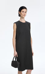 Dress / JNBY Round-Veck Sleeveless Shift Dress