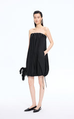 Dress / JNBY Cotton Poplin Strapless Dress