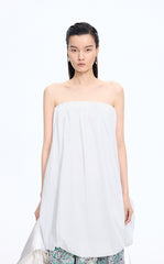 Dress / JNBY Cotton Poplin Strapless Dress
