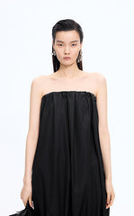 Dress / JNBY Cotton Poplin Strapless Dress