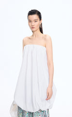 Dress / JNBY Cotton Poplin Strapless Dress