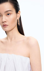 Dress / JNBY Cotton Poplin Strapless Dress