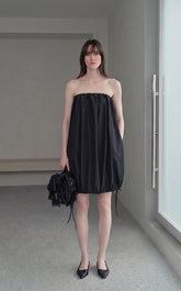 Dress / JNBY Cotton Poplin Strapless Dress