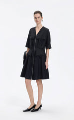 Dress / JNBY Cotton Poplin X-Silhouette Dress
