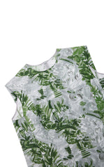 Dress / JNBY Cotton Silk Sleeveless Printed Dress