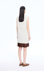 Dress / JNBY Hidden Floral Embroidered Cotton Sleeveless Dress