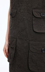 Dress / JNBY Hidden Floral Embroidered Cotton Sleeveless Dress