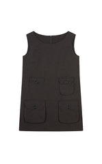 Dress / JNBY Hidden Floral Embroidered Cotton Sleeveless Dress