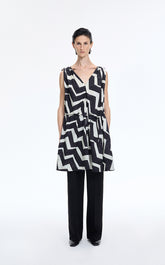 Dress / JNBY Pop Stripe Sleeveless Dress