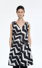 Dress / JNBY Pop Stripe Sleeveless Dress