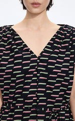 Dress / JNBY Pop Stripe Sleeveless Dress