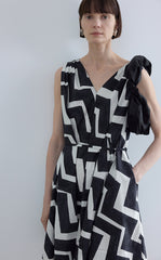 Dress / JNBY Pop Stripe Sleeveless Dress