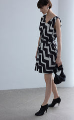 Dress / JNBY Pop Stripe Sleeveless Dress
