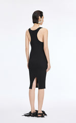 Dress / JNBY Ribbed Knit Sleeveless Dress