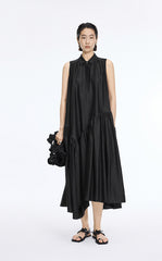 Dress / JNBY Silk-Blend Fishtail Shirt Dress