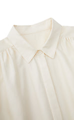 Dress / JNBY Silk-Blend Fishtail Shirt Dress