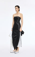 Dress / JNBY Silk Strapless Maxi Dress