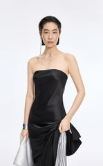 Dress / JNBY Silk Strapless Maxi Dress
