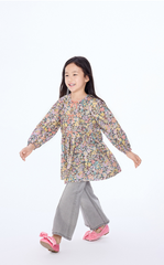 Dress / jnby by JNBY Floral Cotton A-Line Bow Dress