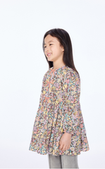 Dress / jnby by JNBY Floral Cotton A-Line Bow Dress
