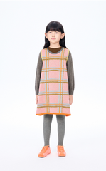 Dress / jnby by JNBY Plaid A-Line Knit Dress