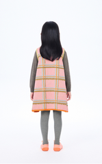 Dress / jnby by JNBY Plaid A-Line Knit Dress