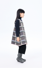 Dress / jnby by JNBY Plaid A-Line Knit Dress