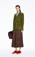 Jacket / JNBY Classic Notched Lapel Leather Blazer