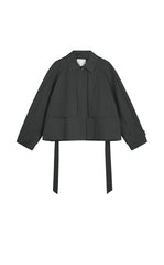 Jacket / JNBY Cropped Belted Raglan Jacket
