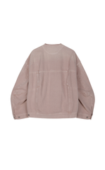 Jacket / JNBY Oversized Collarless Denim Jacket