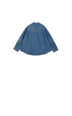 Jacket / JNBY Oversized Cotton-Linen Denim Jacket