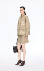 Jacket / JNBY Oversized Embroidered Drawstring Jacket