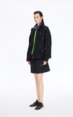 Jacket / JNBY Oversized Embroidered Drawstring Jacket