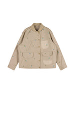 Jacket / JNBY Oversized Embroidered Drawstring Jacket