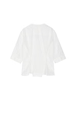 Jacket / JNBY Cotton Poplin Folded Waist Zip-Up Jacket