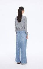 Jeans / JNBY Polka Dot Lyocell Flared Jeans